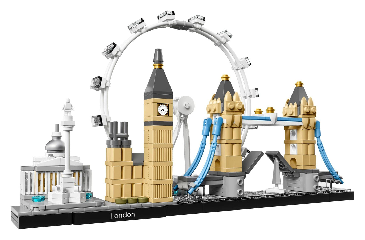 LEGO Architecture London Skyline 21034 Collectible Model Building Kit with London Eye, Big Ben, and Tower Bridge, Office Home Décor, Skyline Collection
