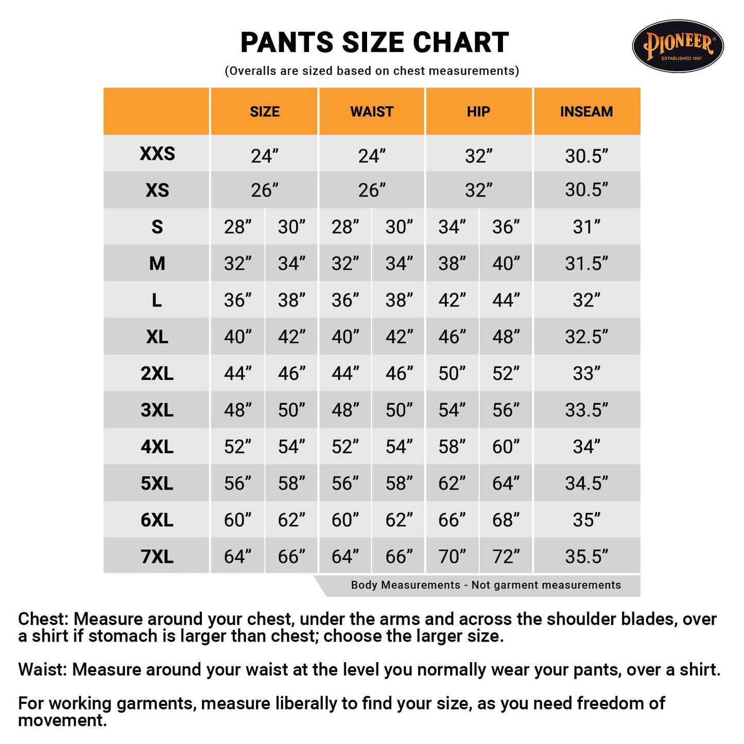 Pioneer 100% Cotton Lightweight High Visibility Work Safety Pants, Ultra-Cool, Orange, 36x32, V2120610-36x32
