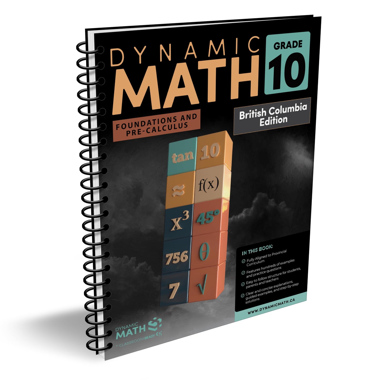 Dynamic Math Workbook - Complete Grade 10 Mathematics Curriculum (BC Edition)