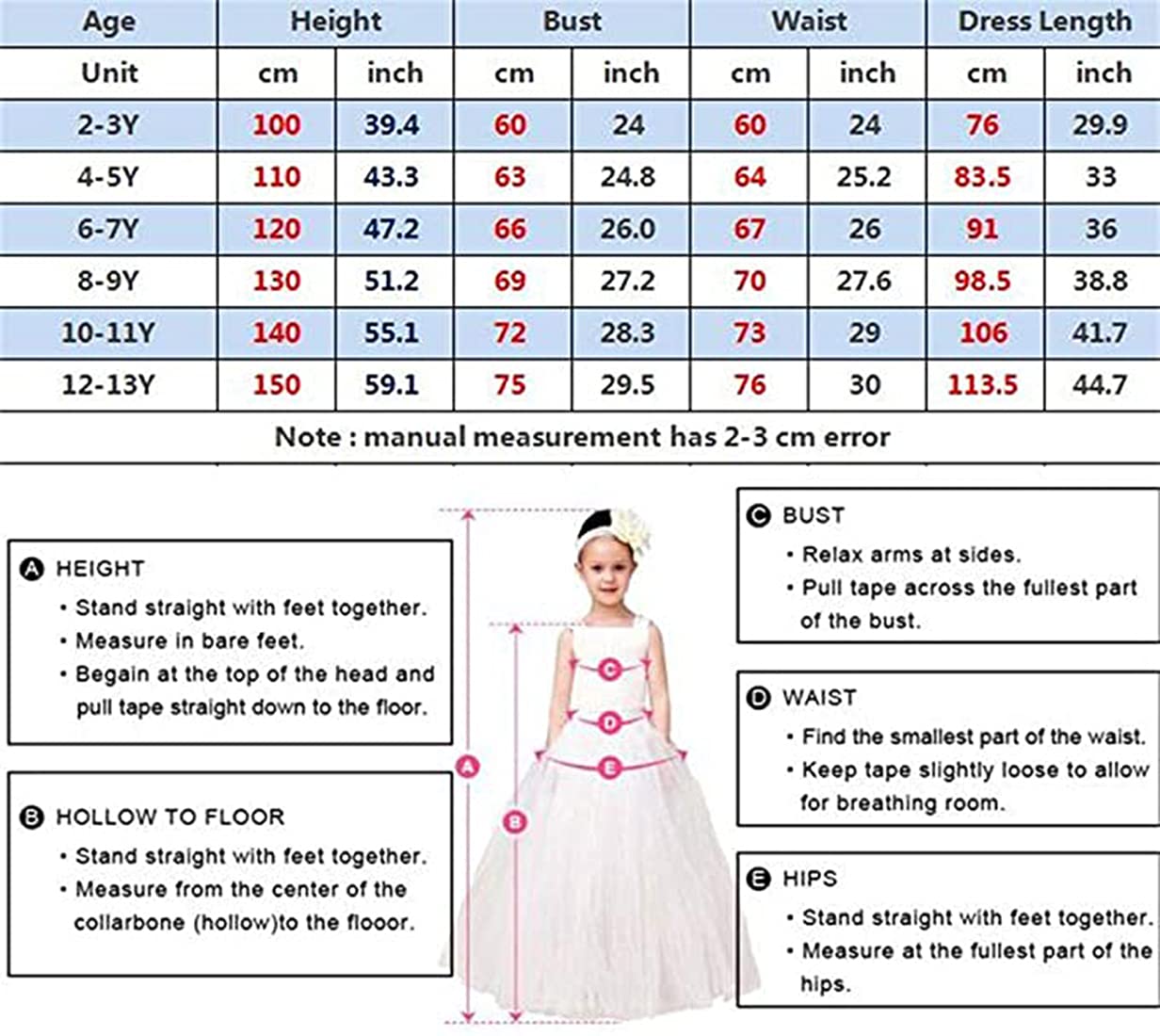 CQDY Princess Belle Costume for Girls Yellow Dress Toddler Party Halloween Role Play Ball Gown