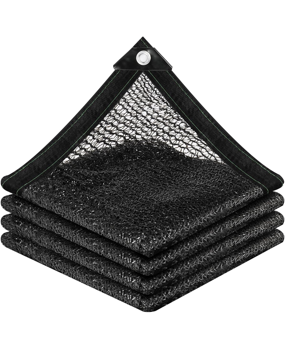 30% Sunblock Shade Cloth Net Black Resistant - Garden Shade Mesh for Plant Cover, Greenhouse, Chicken Coop, Kennels, Tomatoes Plants (30%-12×20FT)