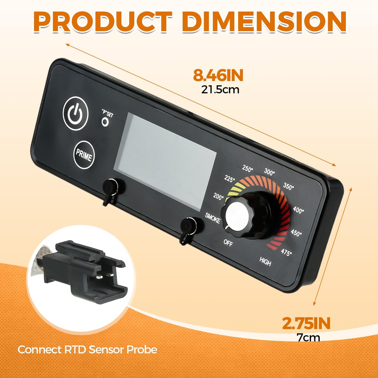 MOOTVGOO Digital Thermostat Controller Kit Replacement for Pit BOSS Wood Pellet Grill Smokers PB440D2, PB850G, PB550G, PB820, PB1150G, Pro1100 with LCD Display