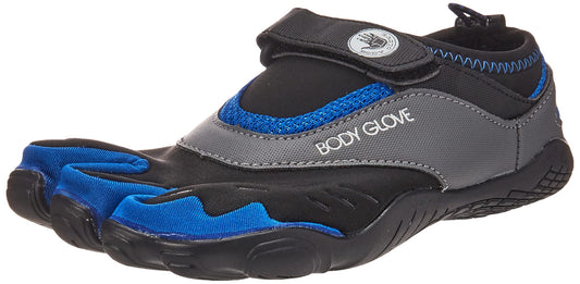 Body Glove 3T Barefoot MAX Water Shoe, Black/Dazzling Blue, 7