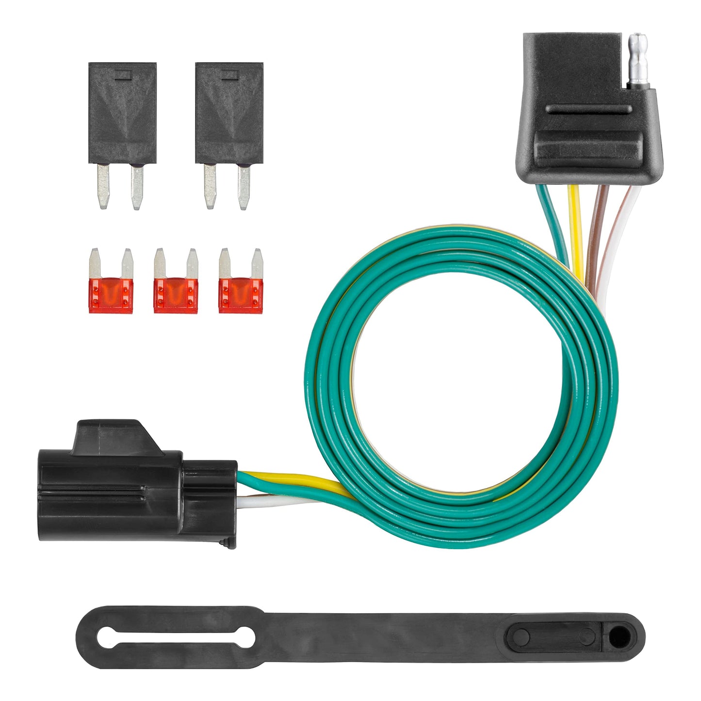 CURT Manufacturing 56012 Vehicle-Side Custom 4-Pin Trailer Wiring Harness for Select Chevrolet, Pontiac, Suzuki Vehicles