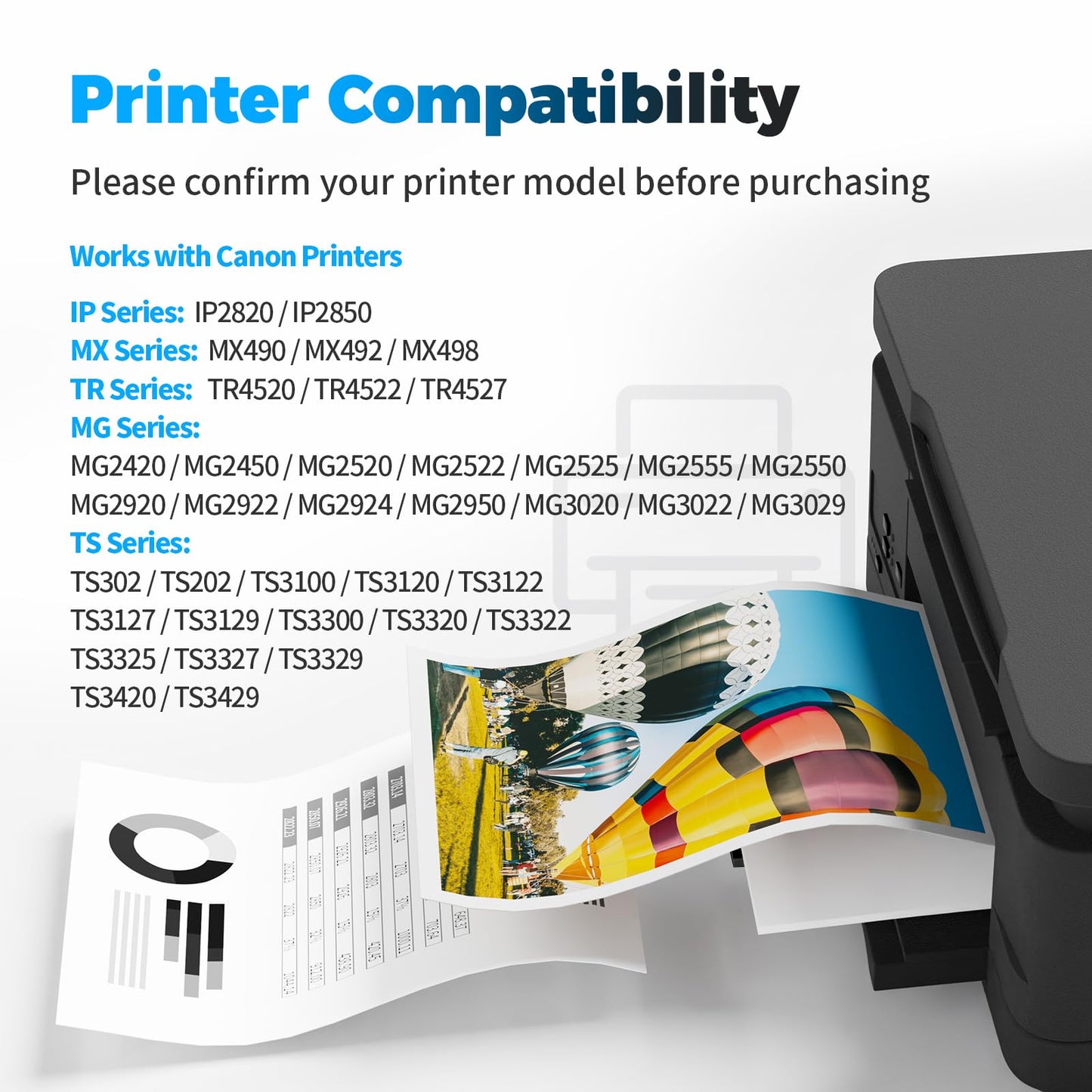 BAIINK Remanufactured Ink Cartridge Replacement for Canon Ink 243 and 244 Combo Pack PG-243 CL-244XL 245XL 246XL for TR4520 MX490 MX492 MG2522 TS3322 TS3122 MG2520 MG2922 TR4522 TS202 (Black Tricolor)