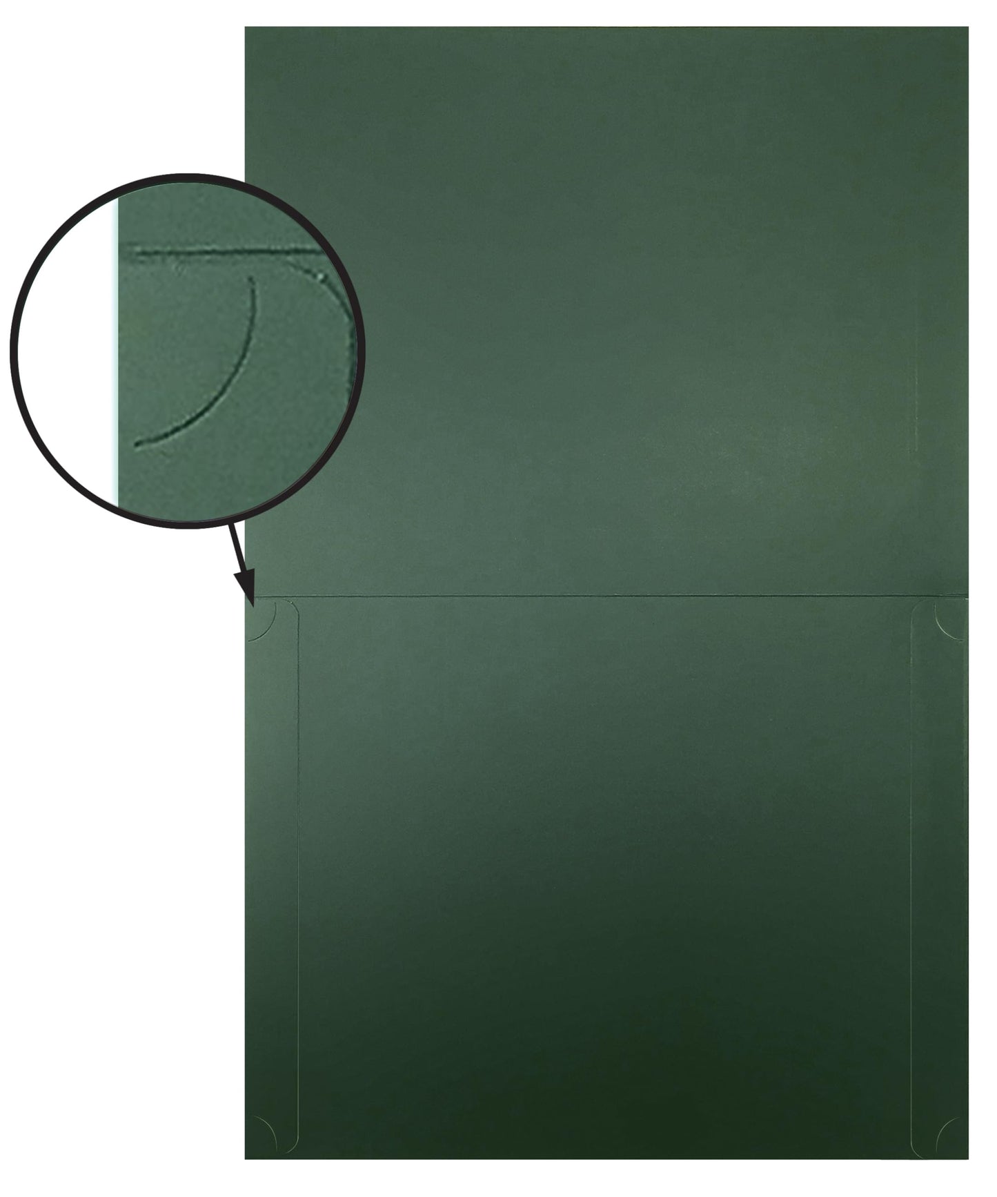 50 Pack Certificate Holders, Diploma Holders, Document Covers with Gold Foil Border, by Better Office Products, for Letter Size Paper, 50 Count (Hunter Green)