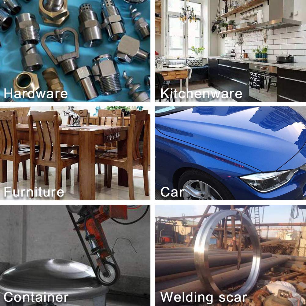 6 x 48 in 6x48 Sanding Belt Pack 6-Inch x 48-Inch,6 Pcs(2 Each of 80 120 150 Grits) Aluminum Oxide for Sander