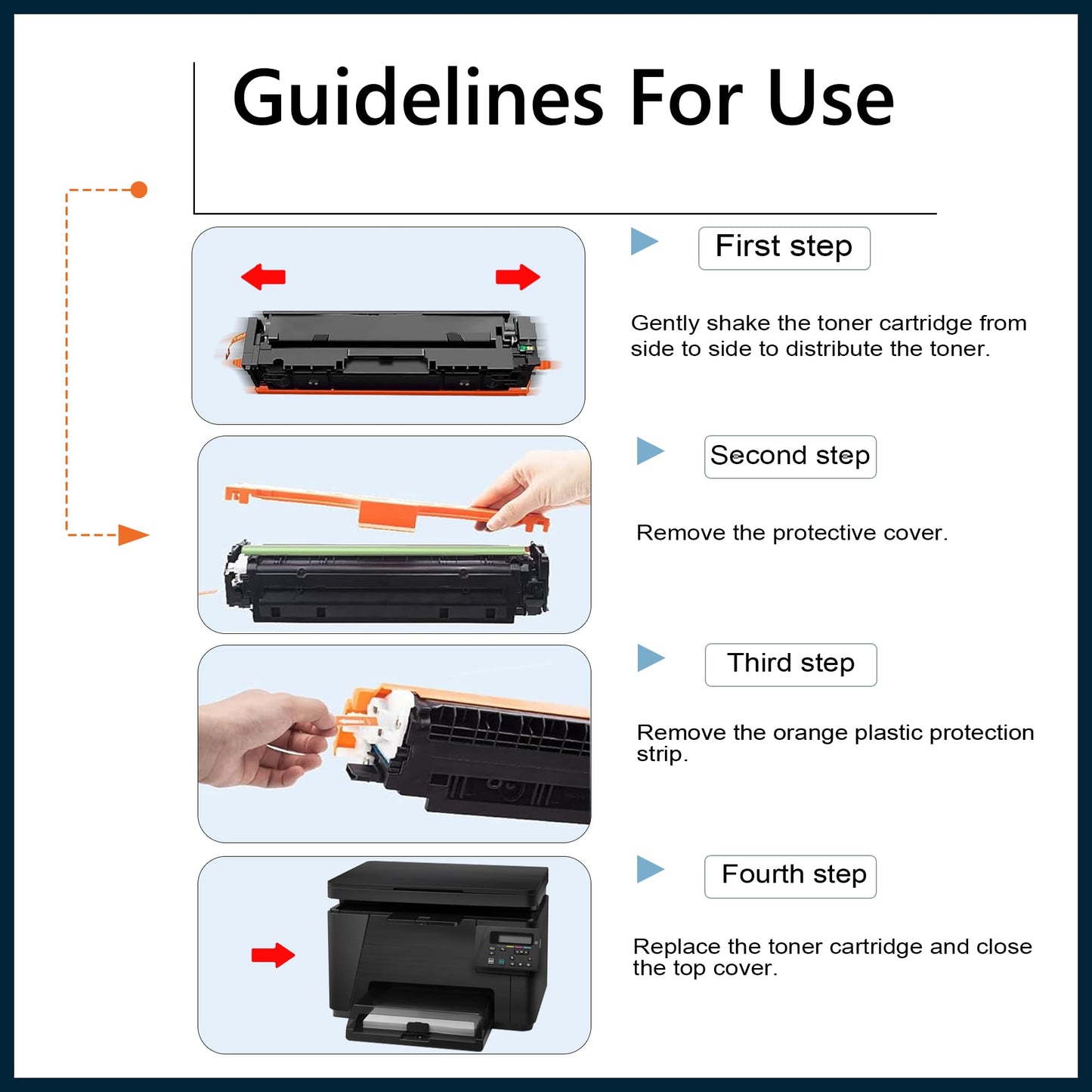 130A Toner Cartridges 4-Pack High Yield Replacement fo hp Color Laserjet pro MFP M177fw M176n M177 M176 Printer