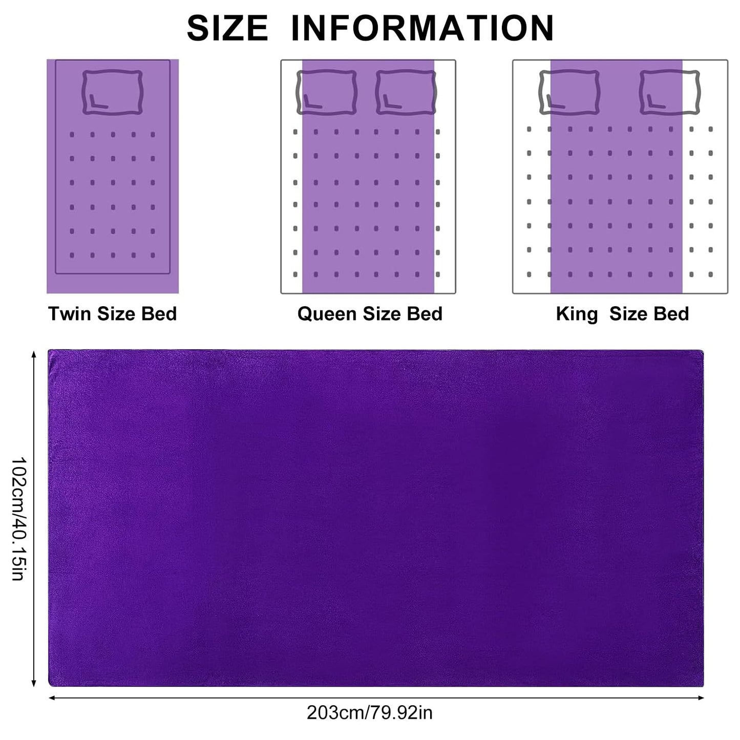 2 Pcs Extra Large Bath Towels, 40 x 80 Inch Oversized Bath Sheets Jumbo Microfiber Ultra Soft Shower Towels for Hotel,SPA,Camping Beach,Bathroom,Highly Absorbent Quick Dry(Dark Purple)