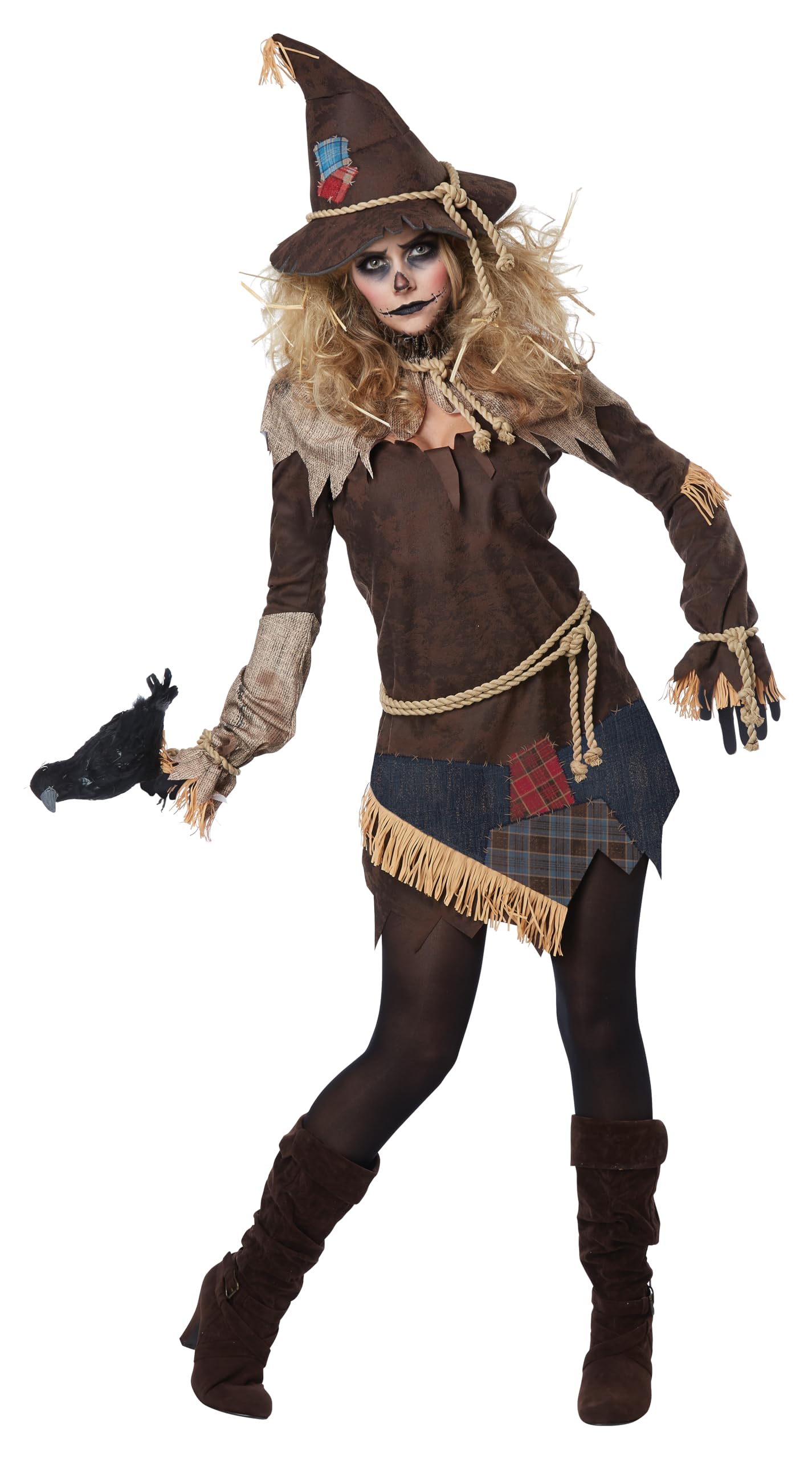 Creepy Scarecrow Womens Costume Small