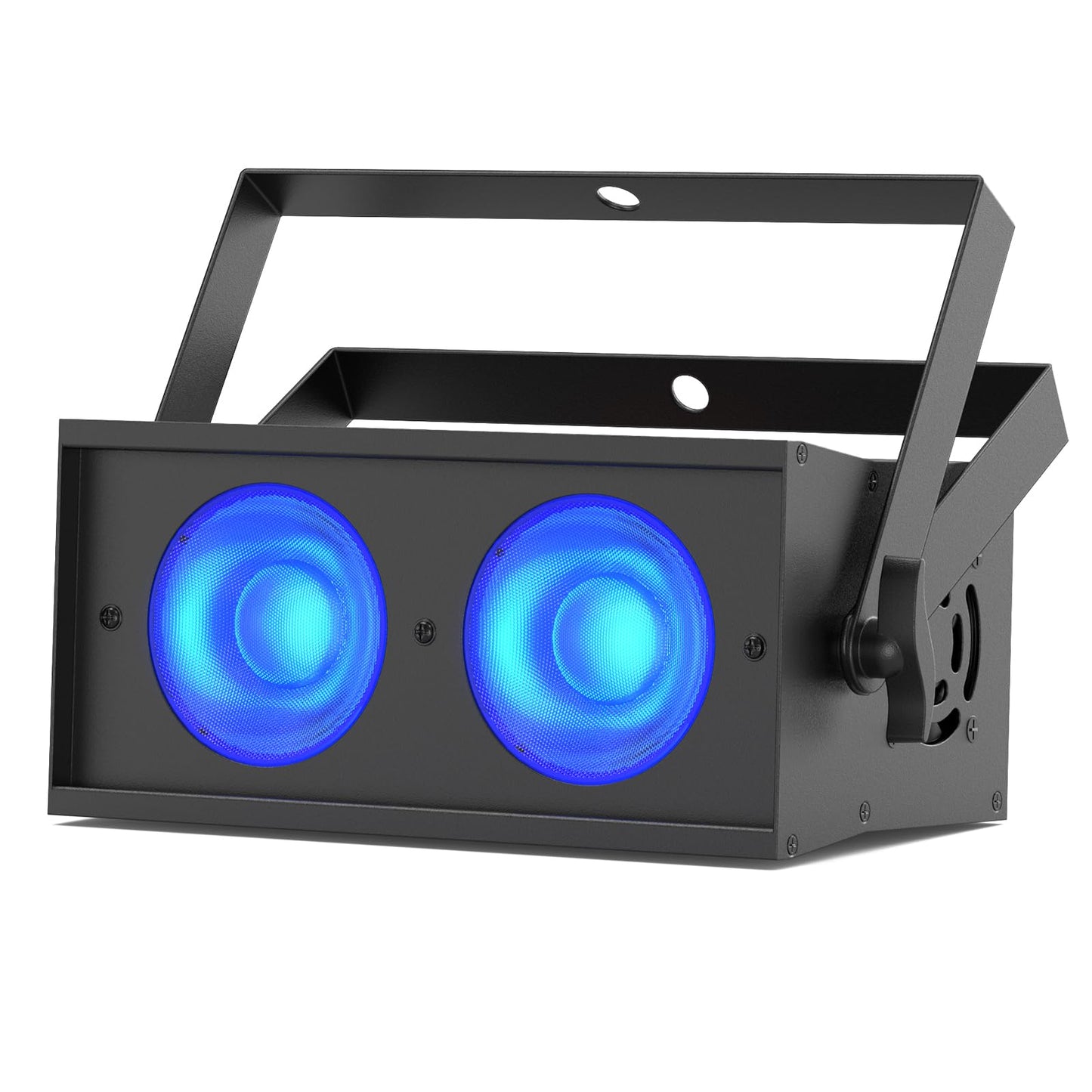 Stage Lights, 100W COB LED Par Lights Stage Spotlights, 4 in 1 RGBW DMX512 Sound Activated Par Can Uplights for Events Party Wedding Club Concert Dance 1Pc