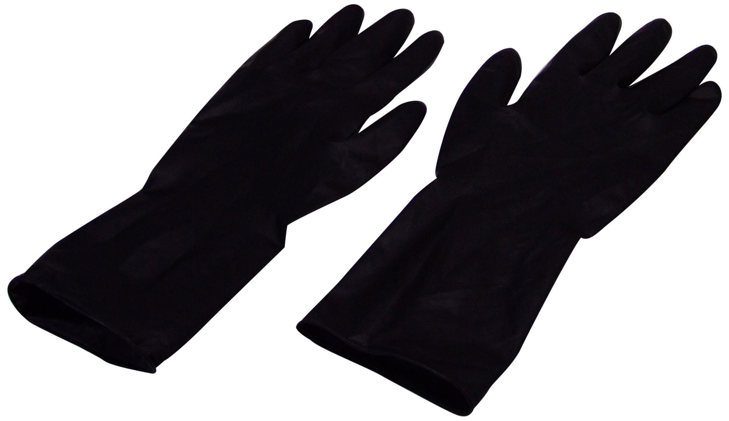 Okamoto Japan Latex Rubber Black Gloves M 50 pieces