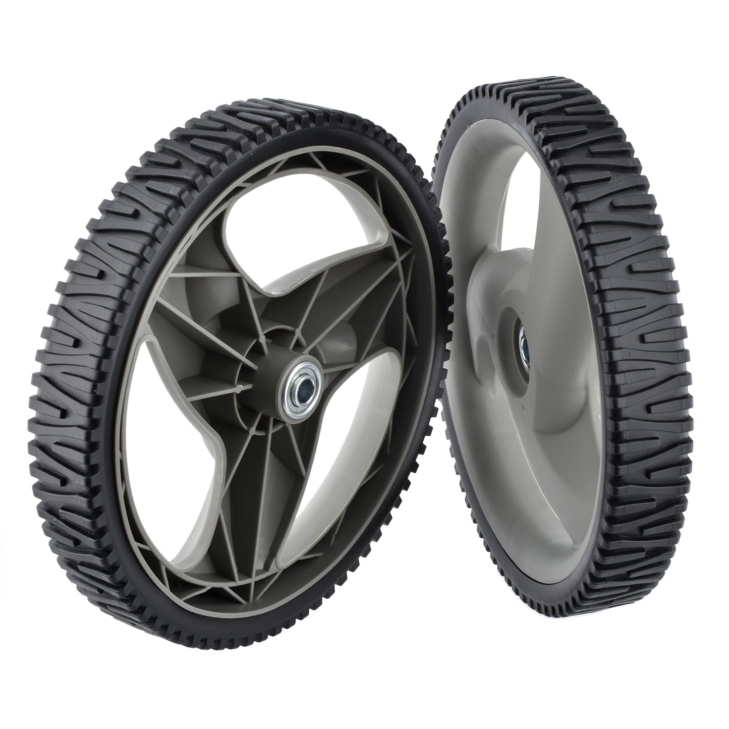 12-inch Lawn Mower Wheel 532433121 Replacement for Craftsman Fit for Husqvarna for Poulan Pro Lawnmower, 2 pcs