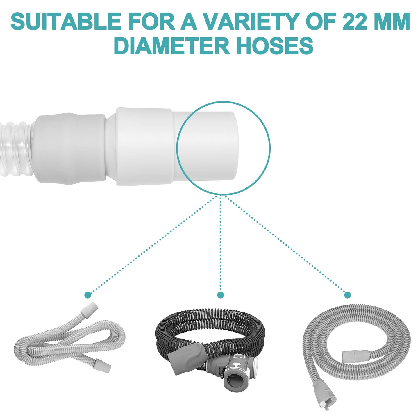 2 Pack Replacement Tube Frame Assembly for AirFit P10, Tube Frame Kit with Headgear Compatible with Resmed, Great Value New Version Tube Frame Kit Supplied by Medihealer (No Cushion)