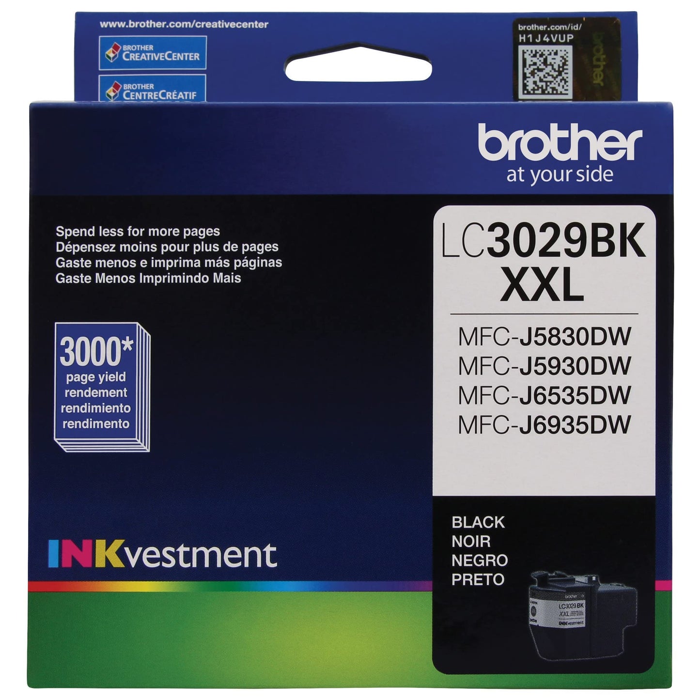 Brother LC3029BKS High Yield Ink Cartridge - Black