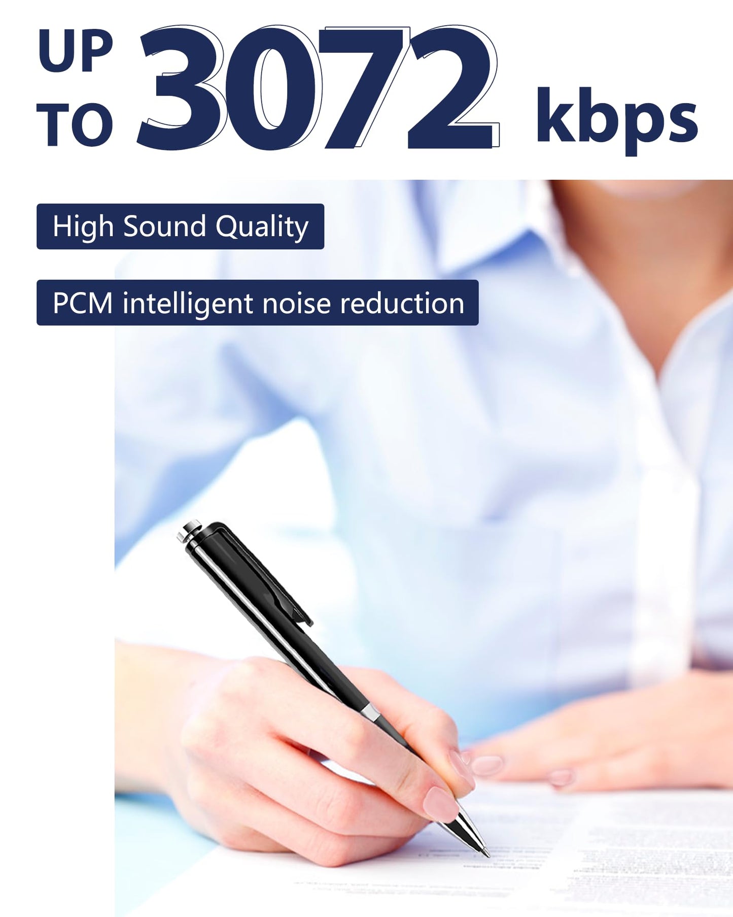32GB Digital Voice Recorder - XIXITPY Voice Recorder with AI Noise Reduction, Voice Activated Recorder for Work Lecture Meeting Interview Course
