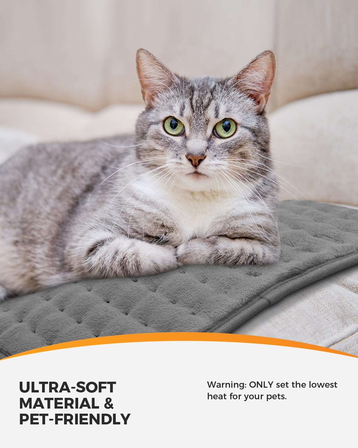 30×60cm Heating Pad for Back, Heat Pad, Fathers Day Birthday Gifts, CooCoCo Heated Pad for Period Cramps, 6 Heat Settings, Auto Off, Moist Heat, Gifts for Women Mom