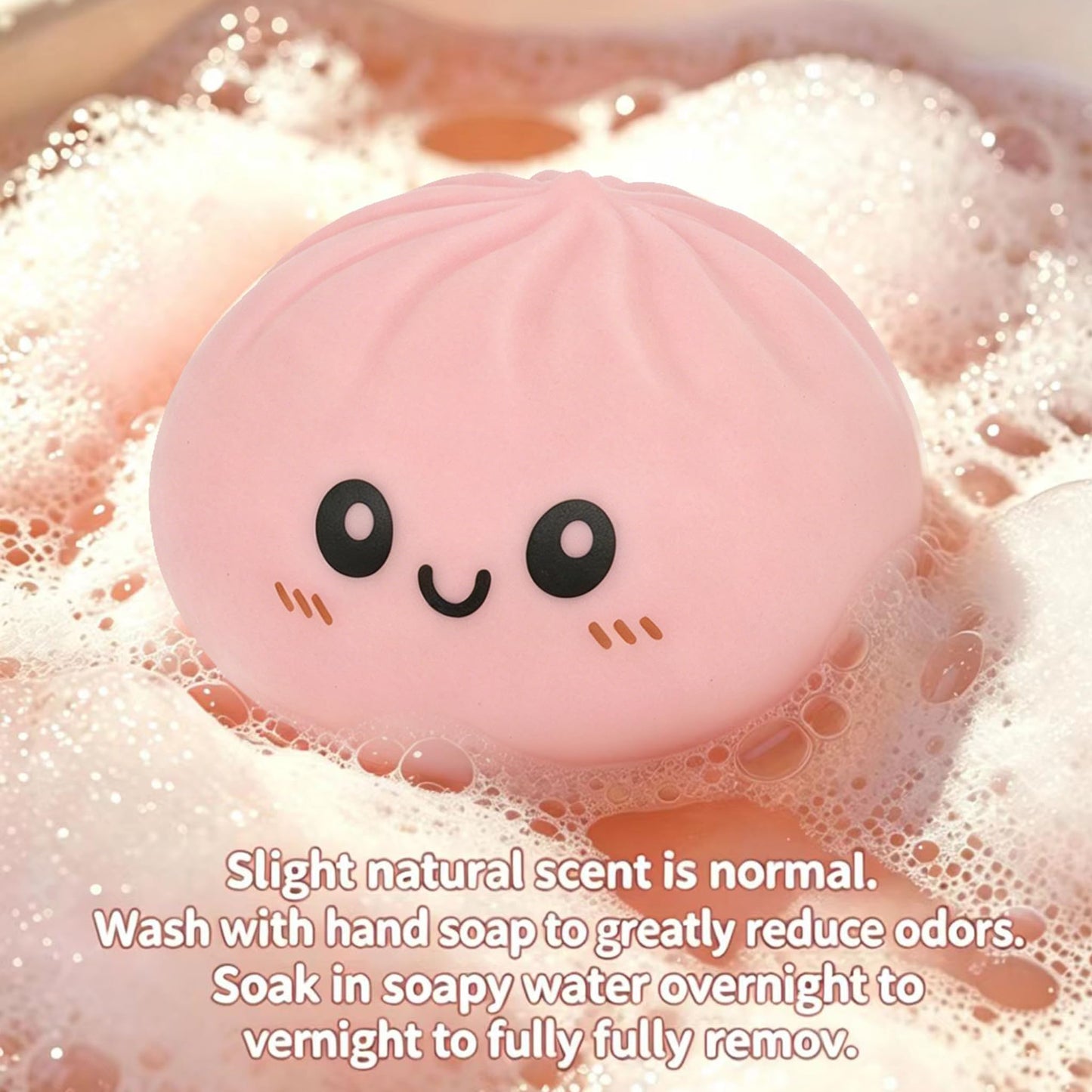 Tansix Pink and Green Dumpling Squishies New Mystery Glitter Squishies Dumpling with Box Stress Relief Balls Sensory Toys Desk Squeeze Toys Gift