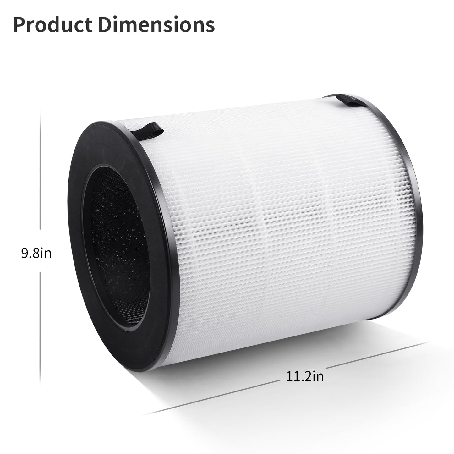 SAKEGDY LV-H133 Filter Replacement, Compatible with Levoit LV-H133 Air Purifier,3-in-1 Filter with Pre-filter,True HEPA and Activated Carbon, Part # LV-H133-RF,1 Pack