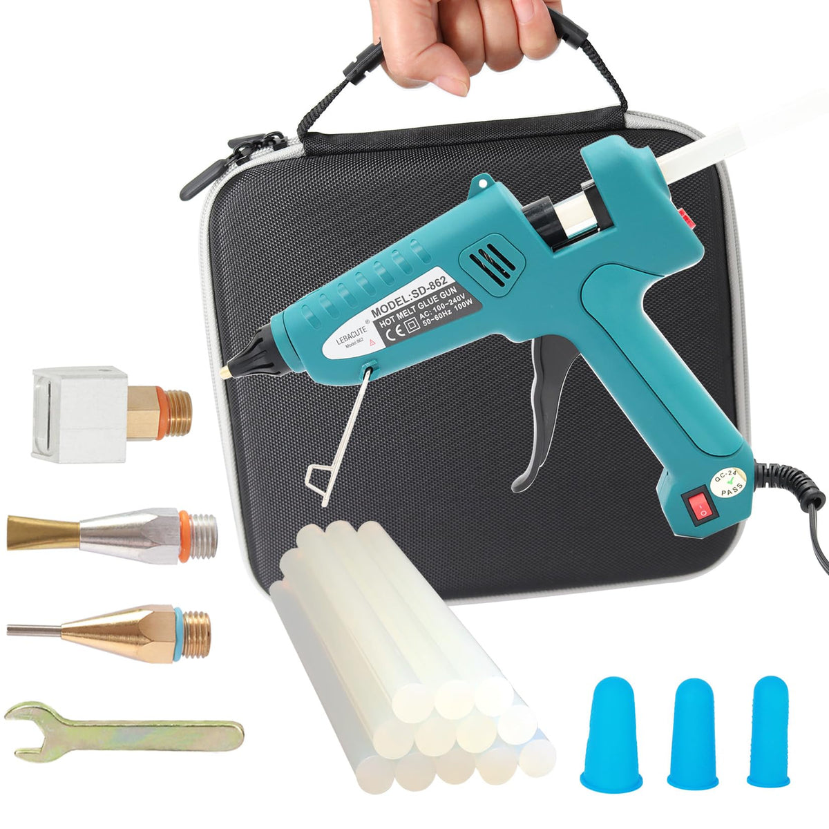 Professional Hot Glue Gun Kit, Full Size