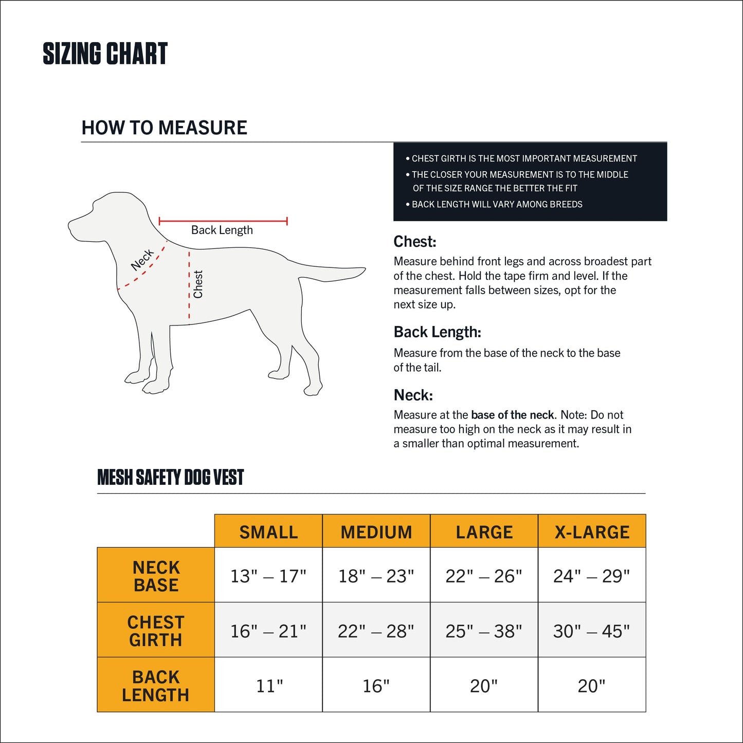 Carhartt Mesh Safety Dog Vest, Hi-Visibility Lightweight Dog Vest, Hunter Orange, Large