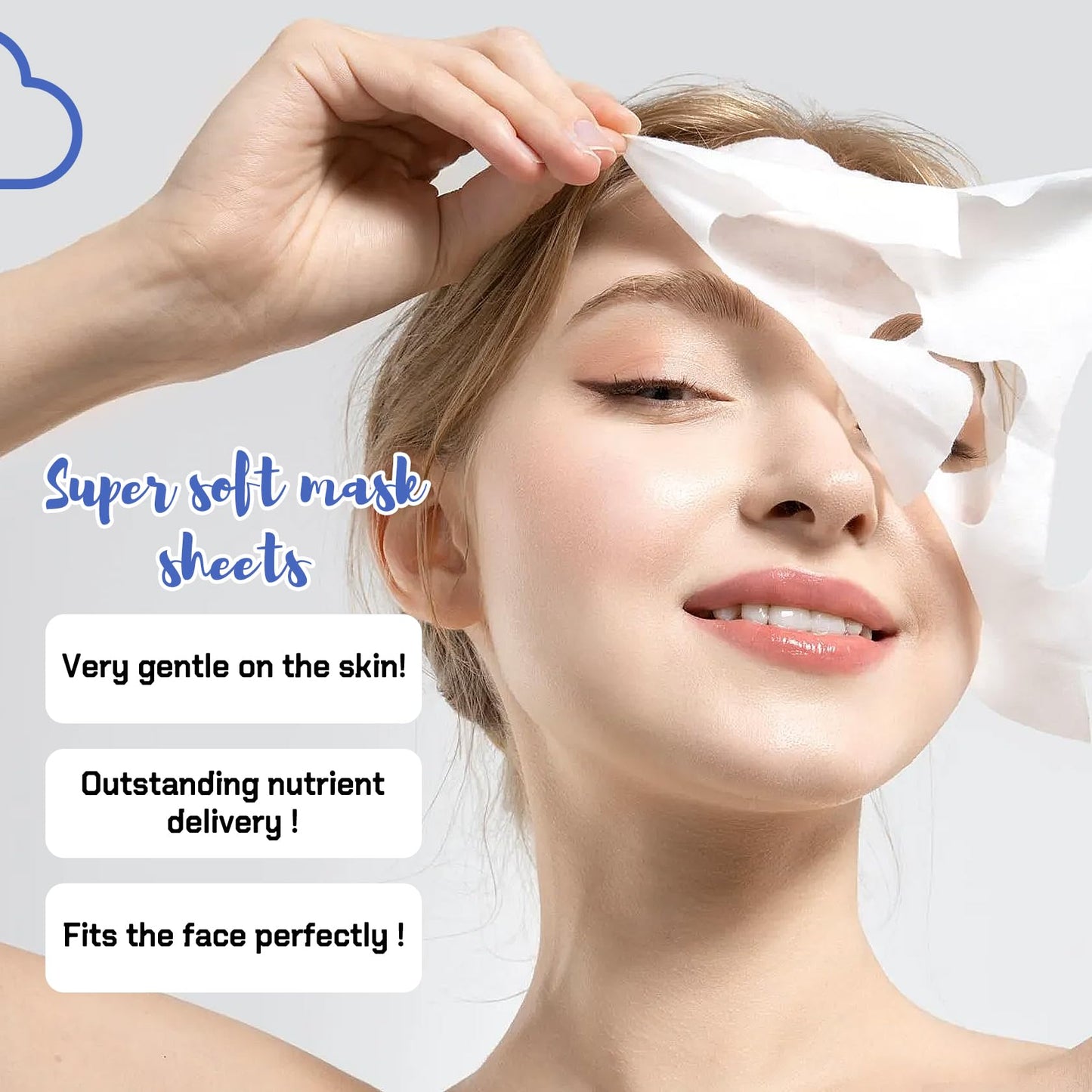 40 Pack Sheet Face Masks,Hydrating Facial Mask Set,Non-sticky Facial Sheet Masks Bulk,Long-lasting Moisturizing Facemasks,Birthday Party Spa Gift for Women and Men 14