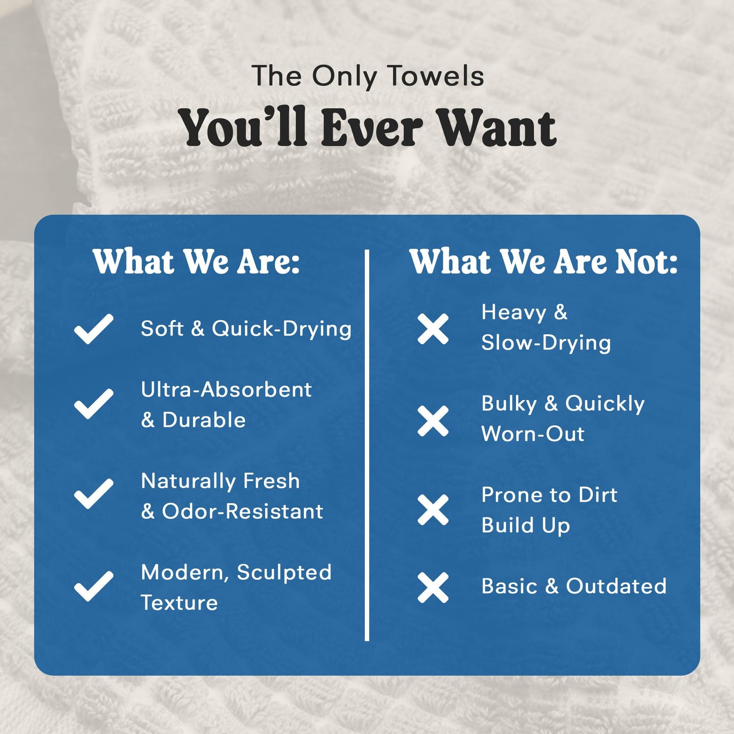 ONSEN Terry Cotton Towels (Spruce, 4X Face Towels) - Quick Drying, Lightweight, and Space Saving Design