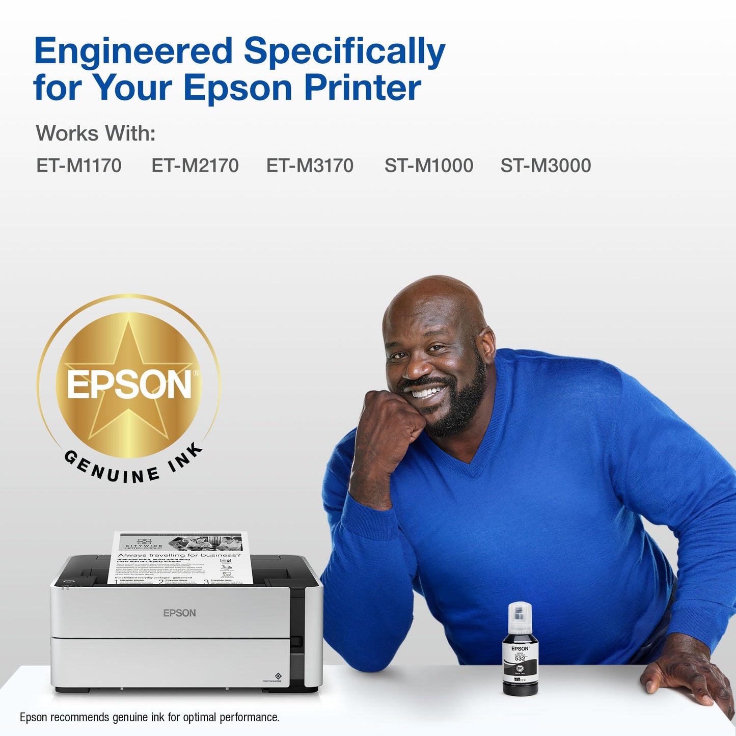 EPSON 664 EcoTank Ink Ultra-high Capacity Bottle Three Color CMY Combo Pack (T664520-S) Works with ET-2500, 2550, 4500, 4550, 2600, 2650, 3600, 16500