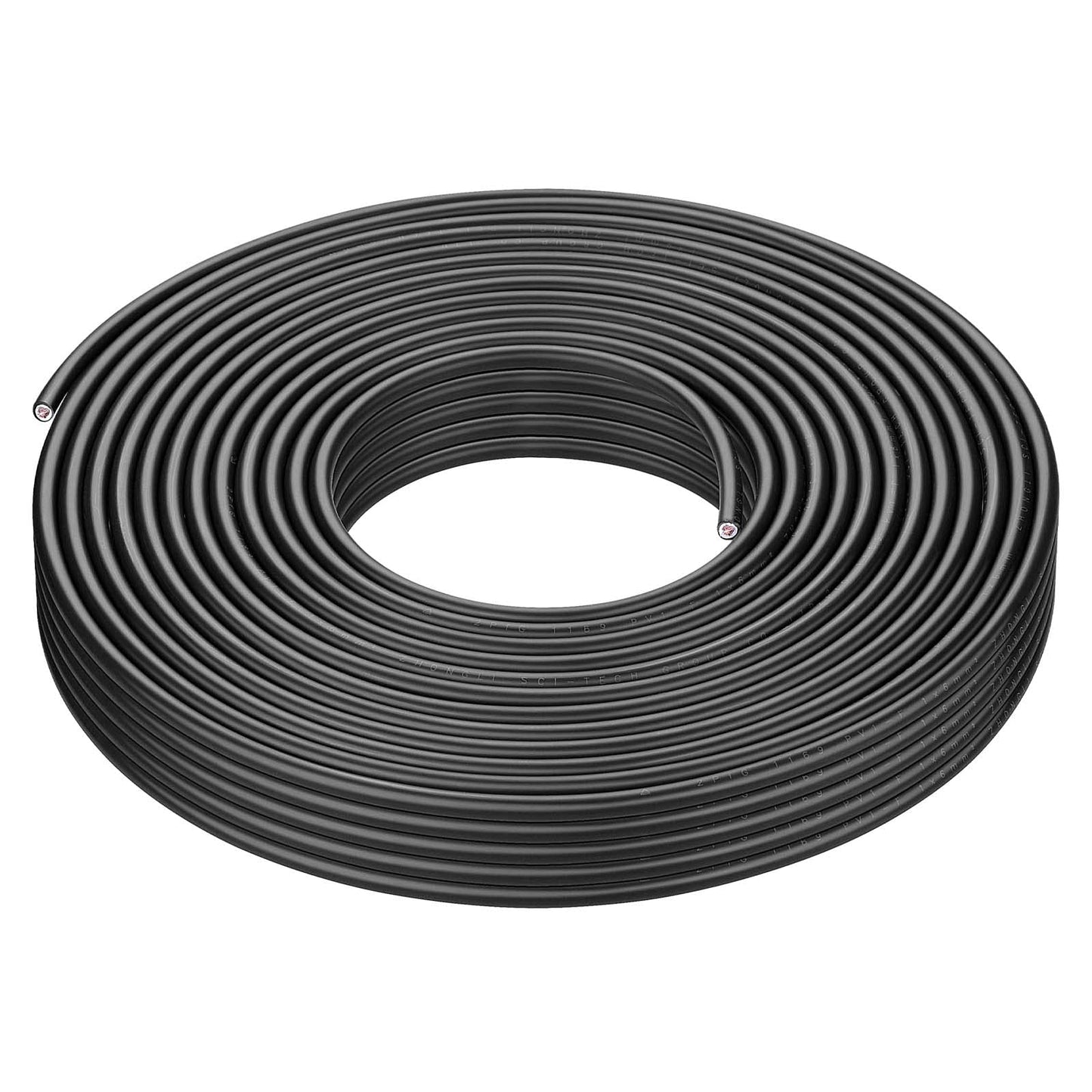 iGreely 100Ft 10 Gauge Tinned Copper PV Wire Solar Panel Extension Cable - UV Resistant for Boat, Marine, Automotive, RV, Outdoor Use - Black