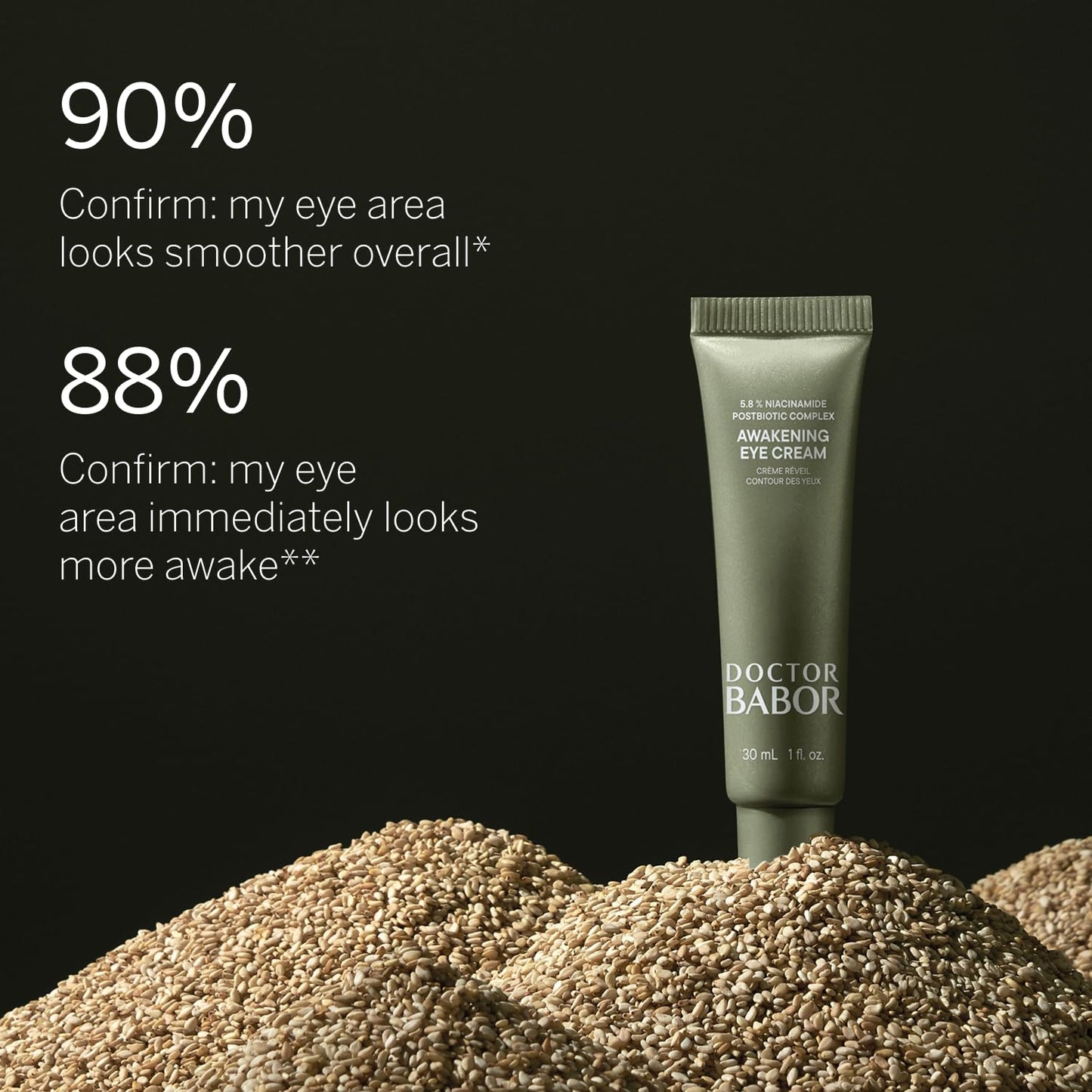 BABOR DOCTOR Microbiomic Awakening Eye Cream (15 ml) - Professional Anti-Ageing Skincare for Under Eyes - Eye Cream to Conceal Puffiness and Signs of Ageing