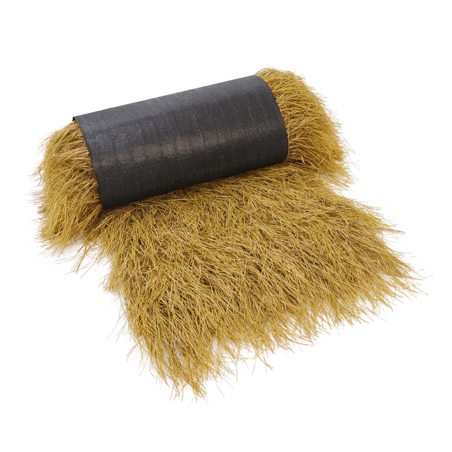 Tiki Thatch Grass Roof, Artificial Straw Roll for Tiki Bar, Garden Fence, Patio or Christmas Party Decoration, Holiday Palapa Thatch Roofing Duck Blind Grass Hay Bales (Yellow, 3 x 0.4M)