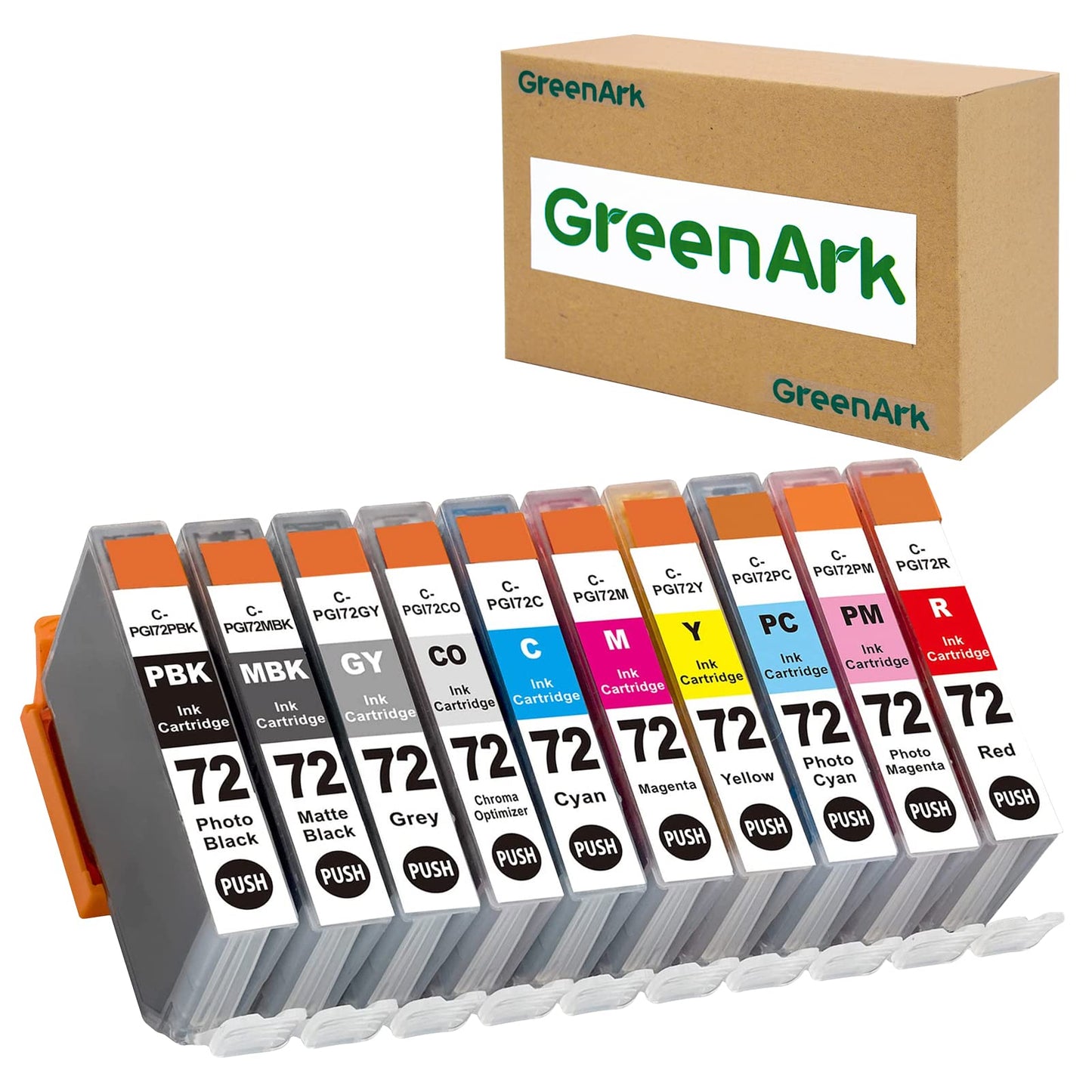 10 Pack Compatible CLI-72 CLI72 72 C-72 Multipack Ink Tanks Ink cartridges for Canon PIXMA Pro-10 PIXMA PRO-10S Printers