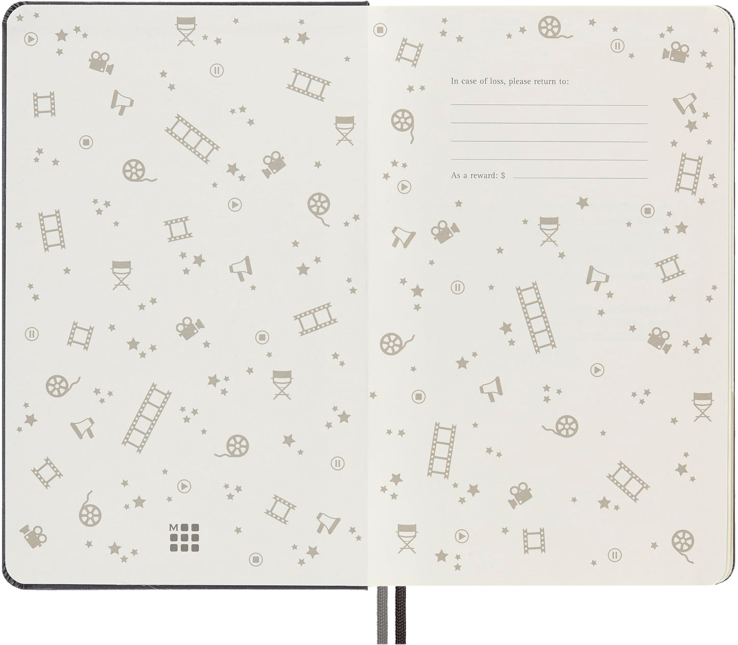 Moleskine Passion Journal, Film & TV, Hard Cover, Large (5" x 8.25") Black, 400 Pages