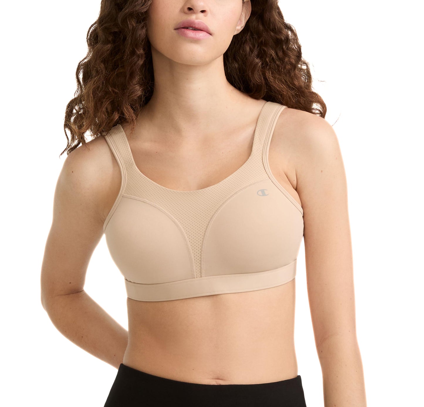 Champion Women's Spot Comfort Full-support Sports Bra, nude, 38DDD