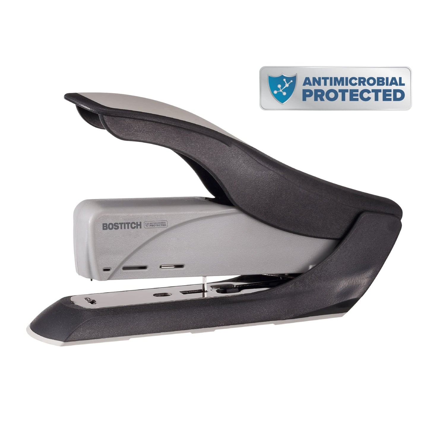 PaperPro inHANCE60 Heavy Duty Stapler - Two Fingers, No Effort, Spring Powered Stapler - 60 Sheets, Gray (1200)