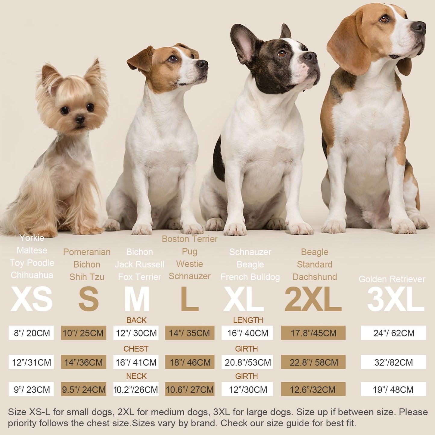 XPUDAC 4 Pack Dog Pajamas Soft Strechy Summer Doggie Clothes for Small Medium Dogs Boy Girl Cat Apparel-Small