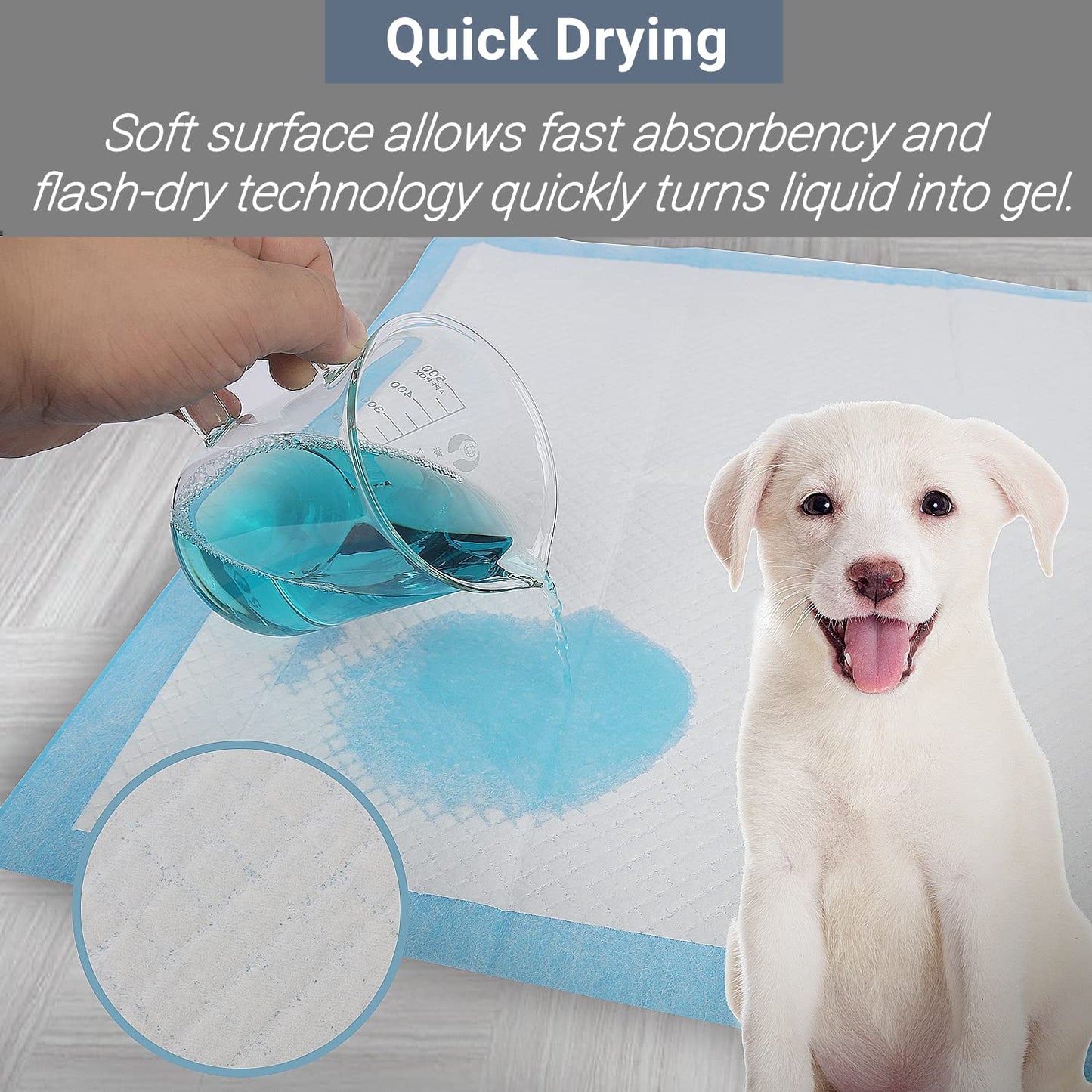 Dog Pee Pads Extra Large 31"x 35", X-Large Training Puppy Pee Pads Super Absorbent & Leak-Proof, XL Disposable Pet Piddle Pad and Potty Pads for Dogs, Puppies, Doggie (40 Count)