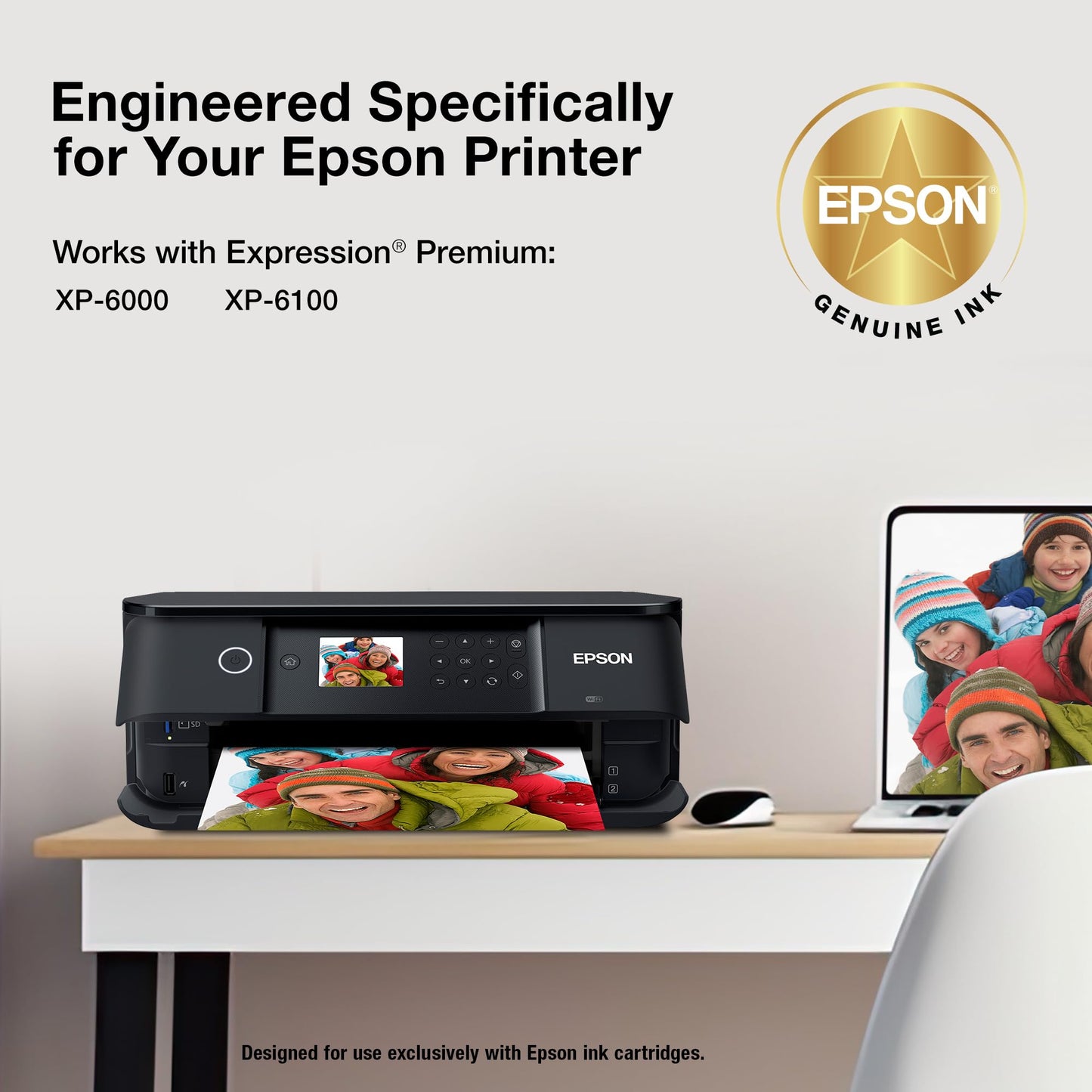 EPSON 302 Claria Premium Ink High Capacity Magenta Cartridge (T302XL320-S) Works with Expression XP-6000, 6100