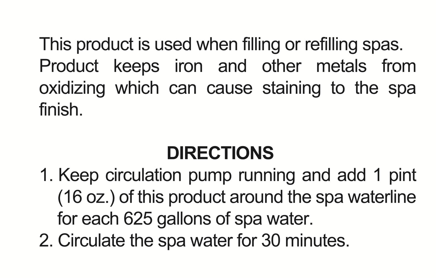 Pool Mate 1-2501SPA-02-A Metal Gone for Spa Hot Tub, 1-Pint, 2-Pack