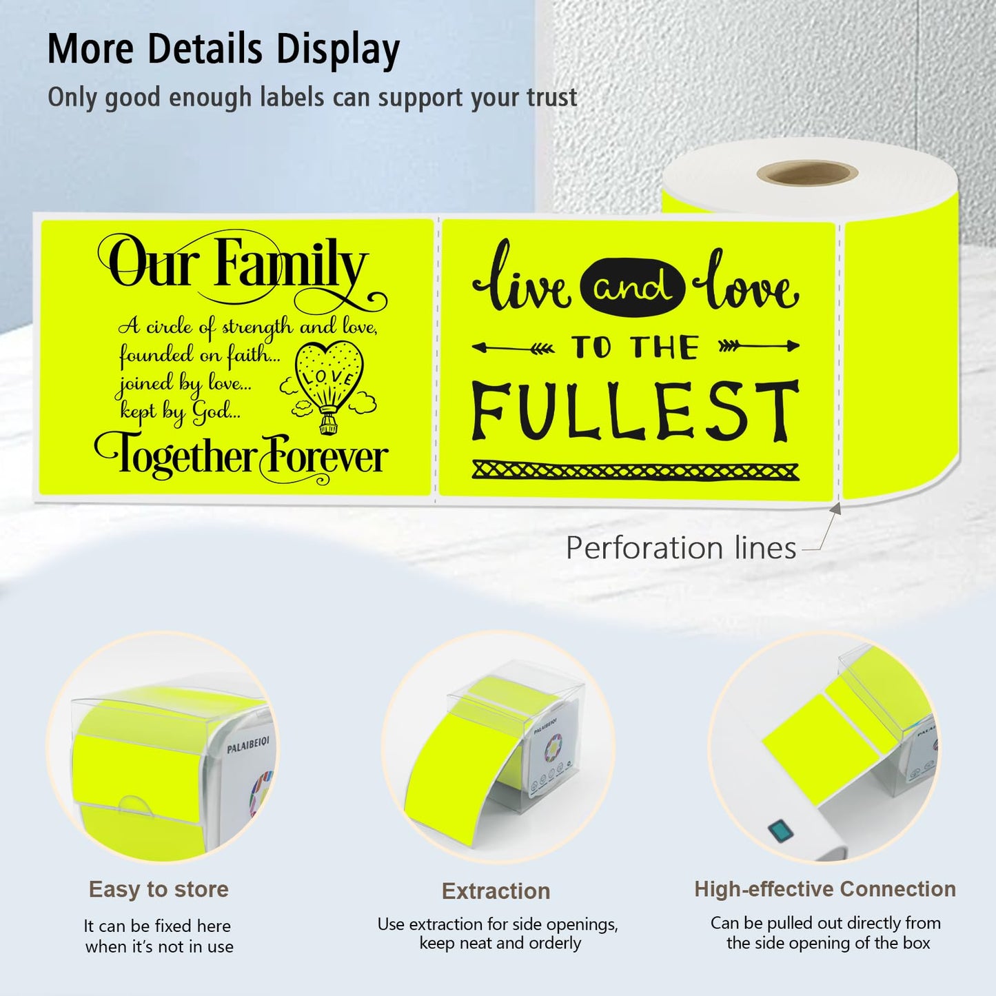 3 x 5 Inch Rectangle Color Coding Sticker Labels 300Pcs Printable Moving Box Labels for Warehouse, Address, Inventory, Small Business Labeling, Mixed Colors