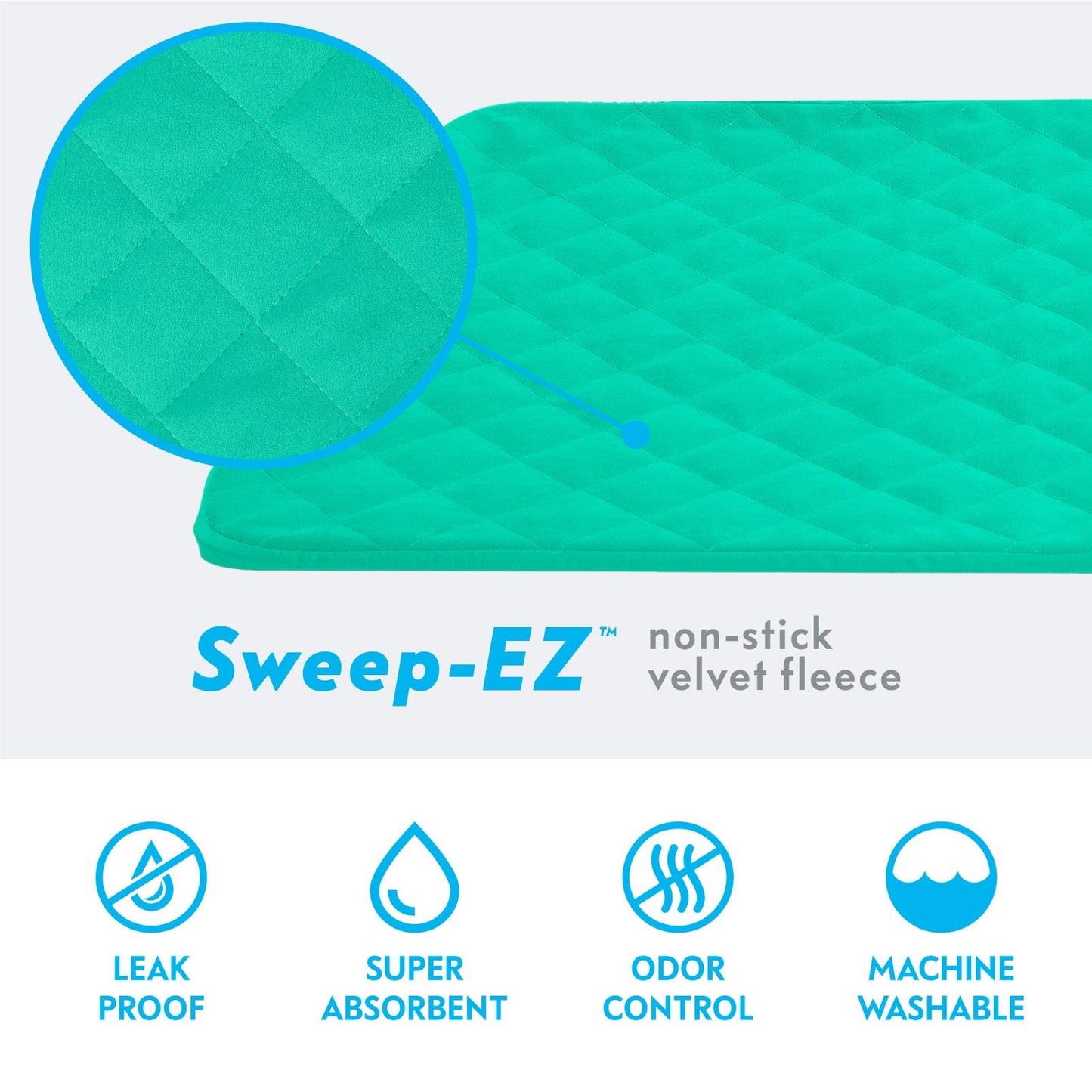 Paw Inspired® Fitted Fleece Cage Liners for Ferret Nation/Critter Nation Single Unit (Bottom Pan Liner, Ramp Cover, Shelf Liner) for Ferrets, Rats, Chinchillas, Hedgehogs, Other Small Animals (Green)