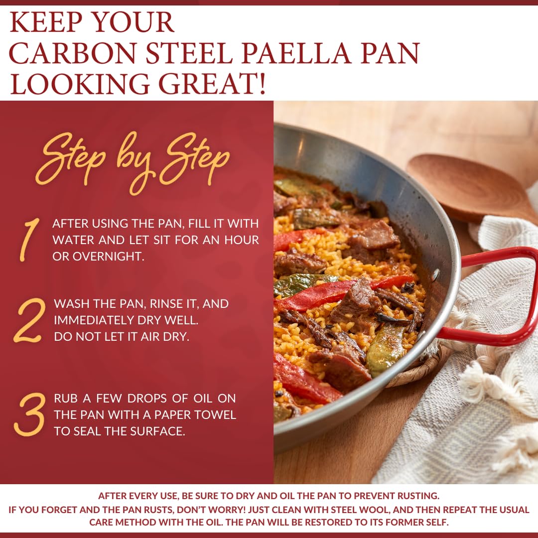 Garcima 18-Inch Carbon Steel Pan (46 Cm)
