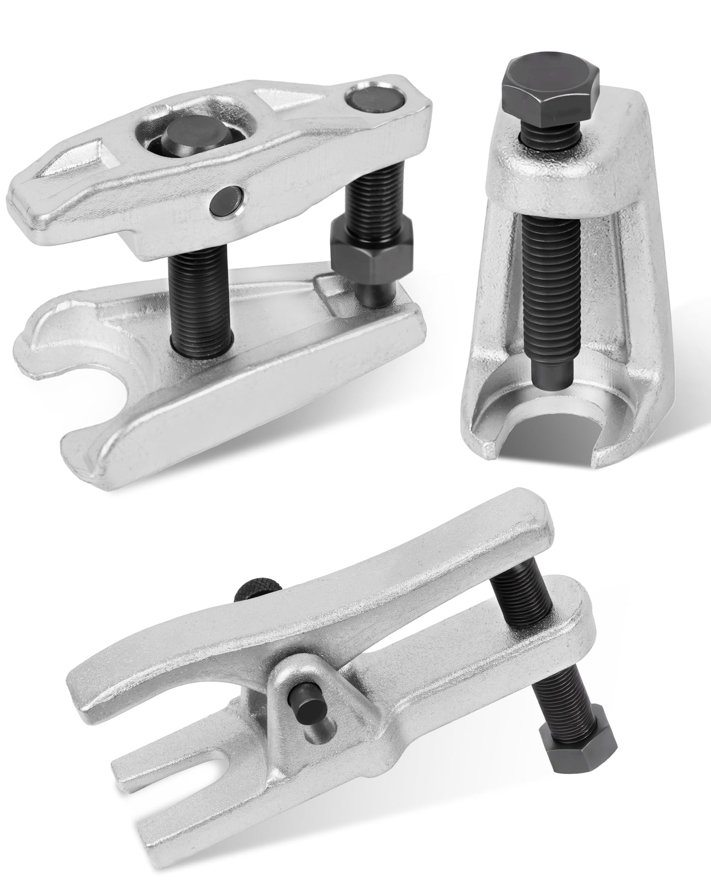 DAYUAN 3Pcs Universal Ball Joint Separator Set, Tie Rod End Extractor Kit Ball Joint Puller Removal Tool for Front End Service on Most Cars/Trucks/ATVs