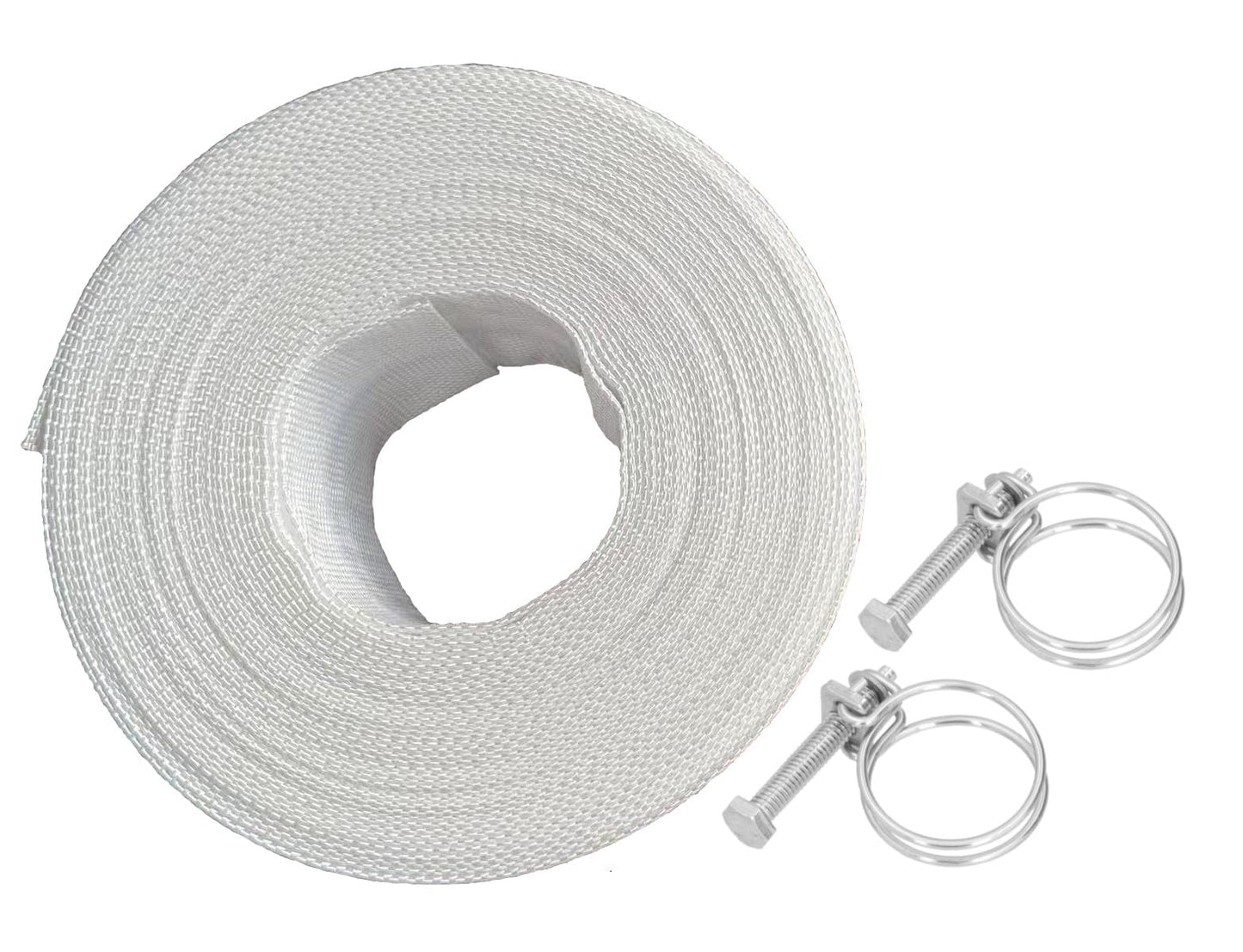 Duraduro 1.5" in Swimming Pool Backwash Hose Lay Flat Canvas PVC 2 Layers (1.5" x 100')