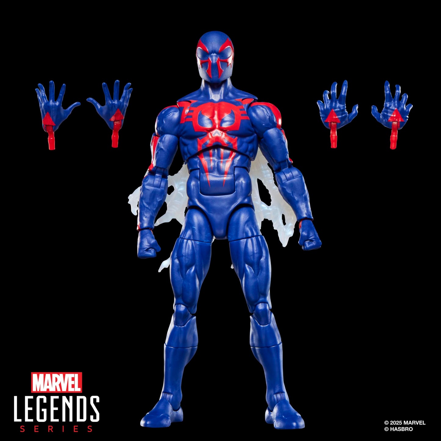 Marvel Legends Series Spider-Man 2099, Retro Cardback Comics Collectible 6-Inch Scale Action Figure