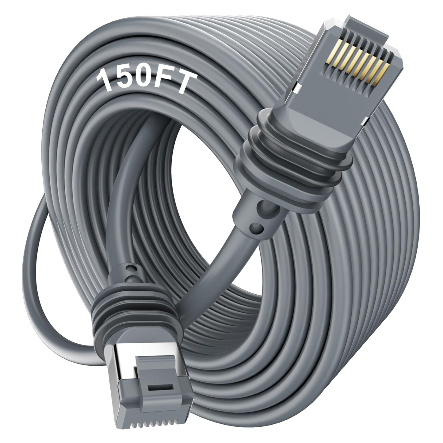 150FT/46M Starlink Gen 3 Cable for Starlink Standard V3, Starlink Cable V3 for Starlink Generation 3 Replacement Extension Ethernet Cables Waterproof Outdoor Gray