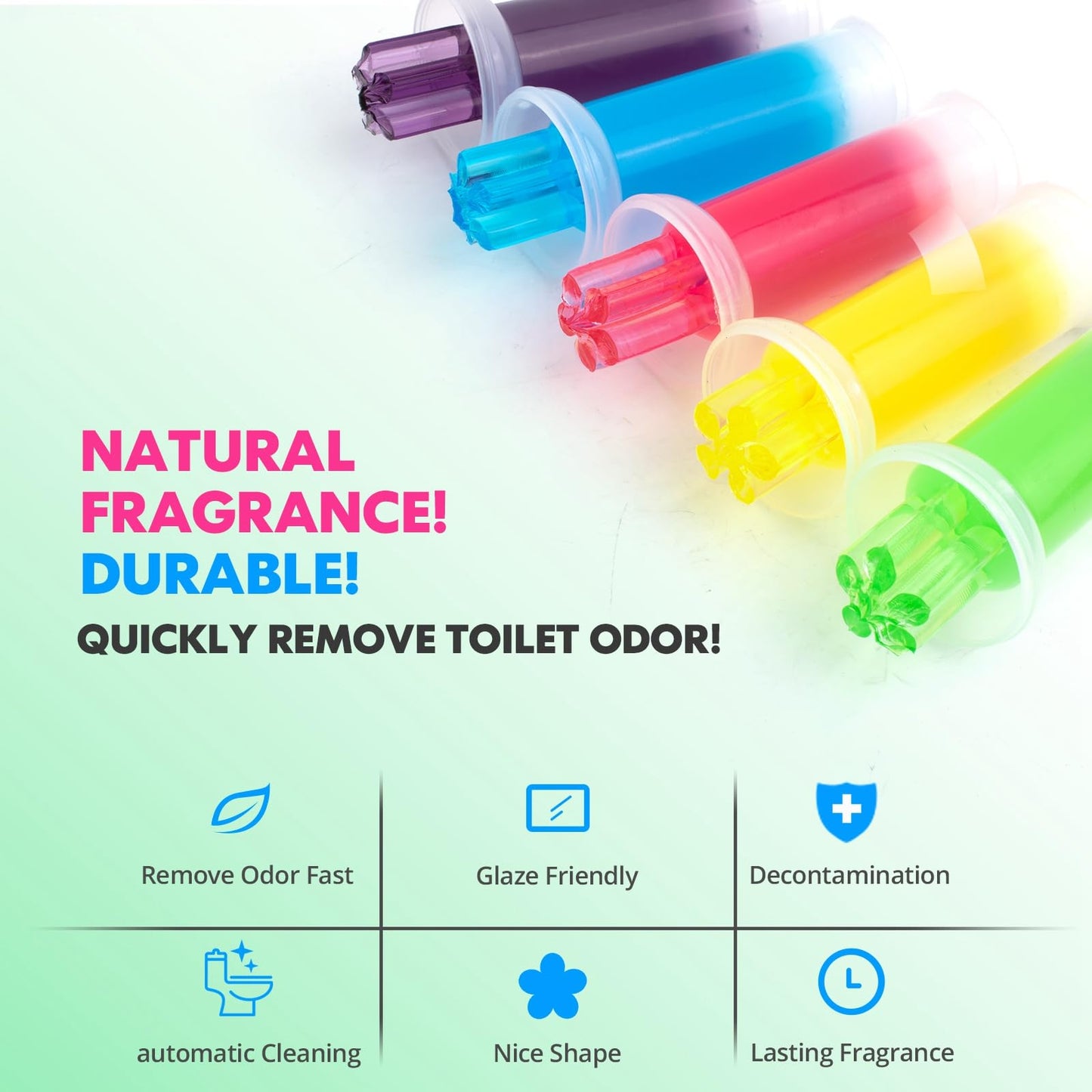 KILOSTEP Toilet Gel, 120 Count 9 Kinds Of Scent Toilet Gel Stamp Toilet Bowl Cleaners