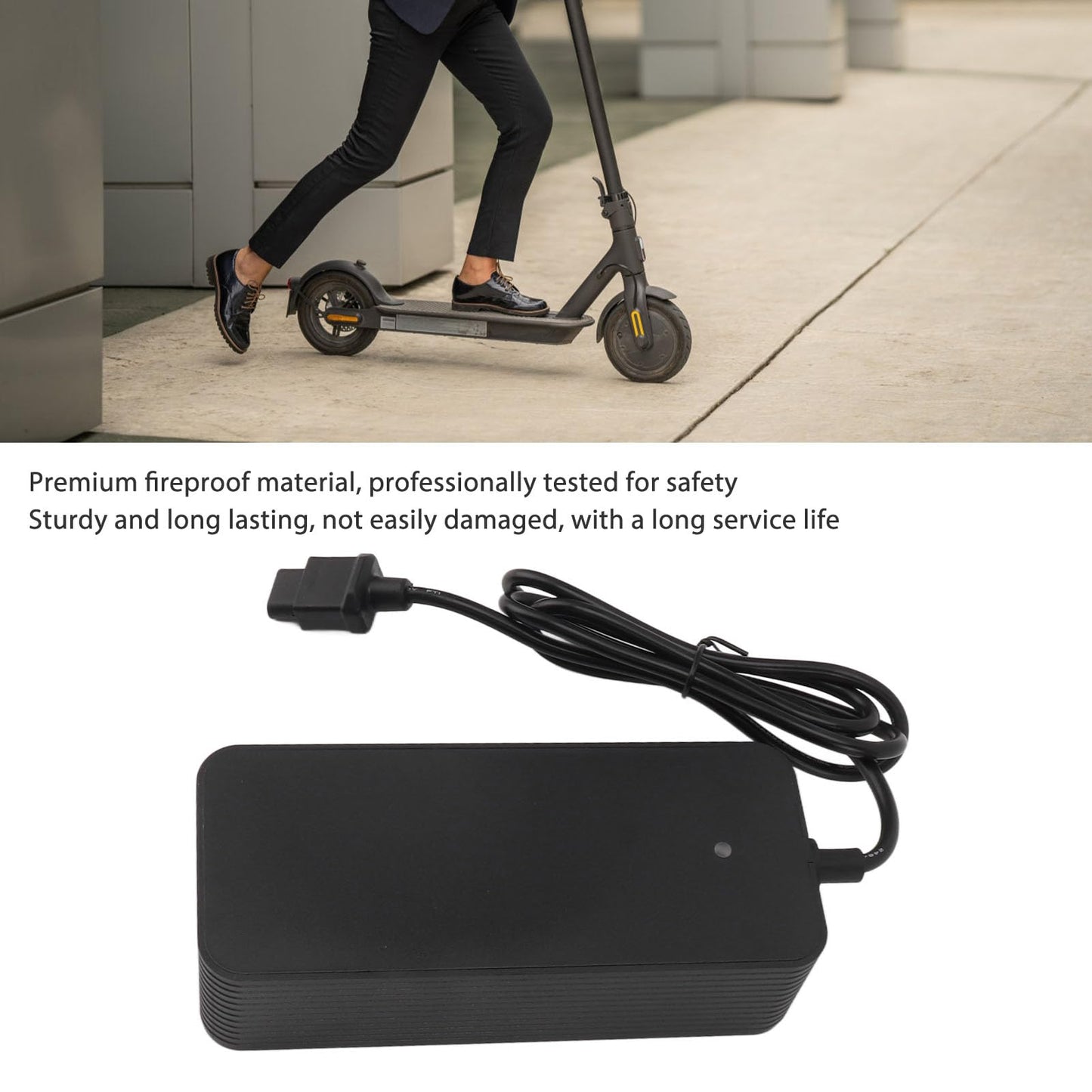 53.5V 2A for NIU KQi3 KQi3 Pro KQi3 Maximum KQi3 Sport KQi2 KQi2 Pro Electric Scooters, Fast Power Battery Charging Adapter Parts US EU UK Plug Accessories for NIU