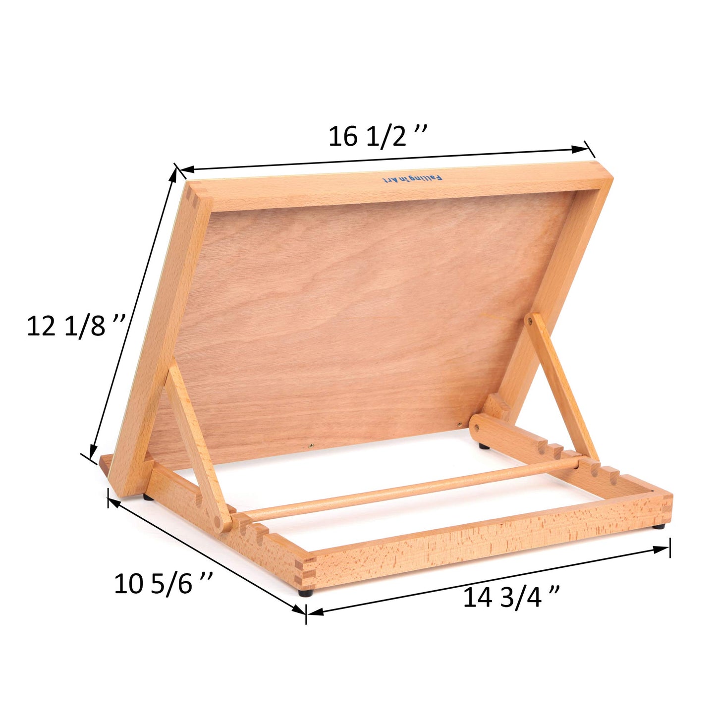 Drawing Tables & Boards, Falling in Art Adjustable Artist Painting and Display Easel, Wood Drafting Table Easel Drawing and Sketching Board, 16 1/2 Inches by 12 1/8 Inches