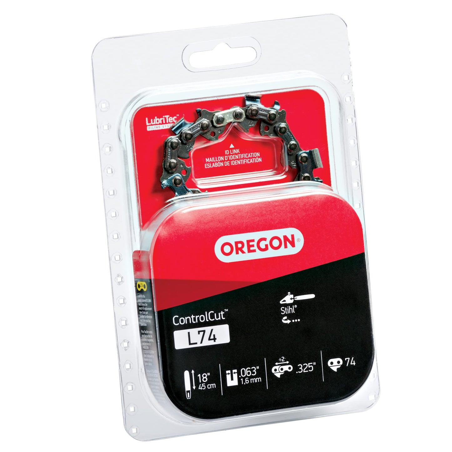 Oregon ControlCut Saw Chain 18 in. 0.063 Gauge 0.325 in. Pitch Chainsaw Chain, 74 Drive Links